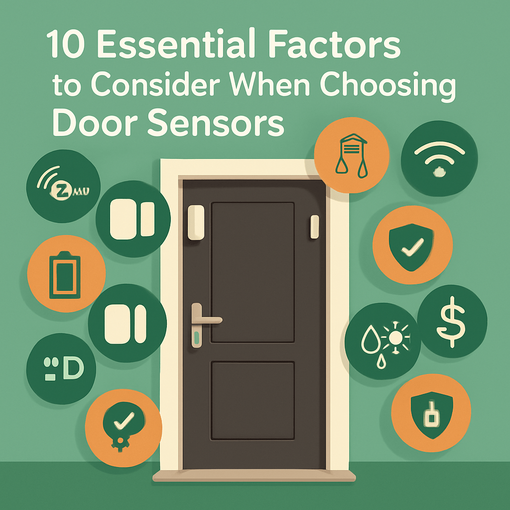 10 Essential Factors to Consider When Choosing Door Sensors for Your Smart Home - Vesternet