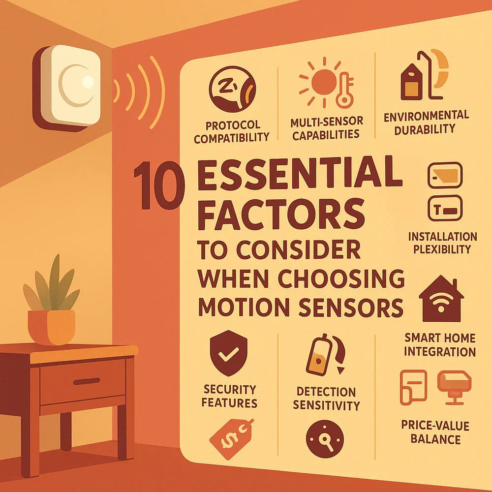 10 Essential Factors to Consider When Choosing Motion Sensors for Your Smart Home - Vesternet