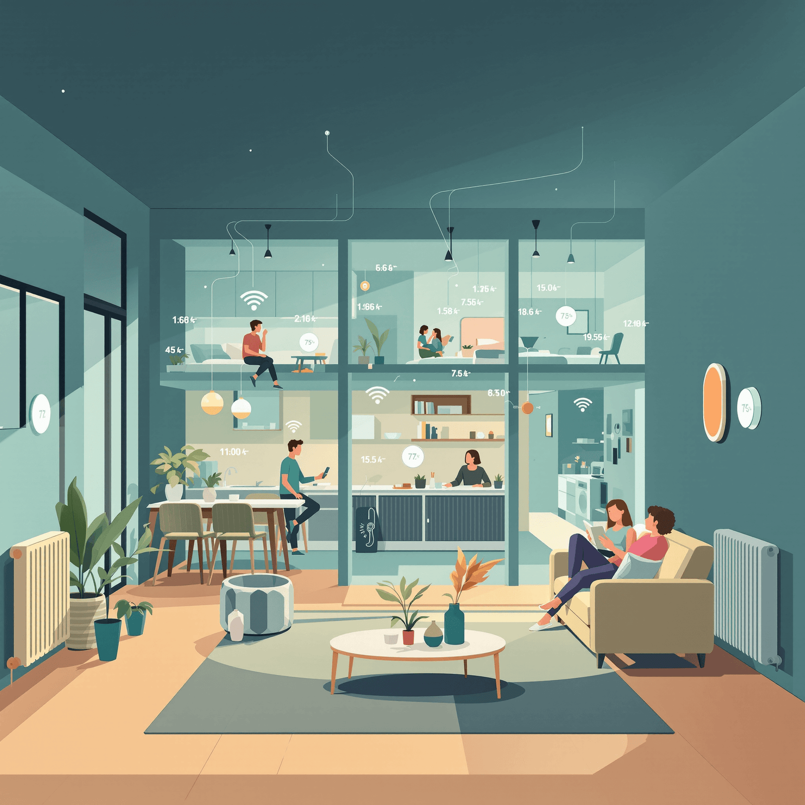 The Complete Guide to Smart Thermostats: Understanding Multi-Zone Home Heating Control - Vesternet