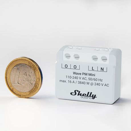 Shelly Qubino Wave PM Mini - QMEM - 0A1PC16EU - Vesternet