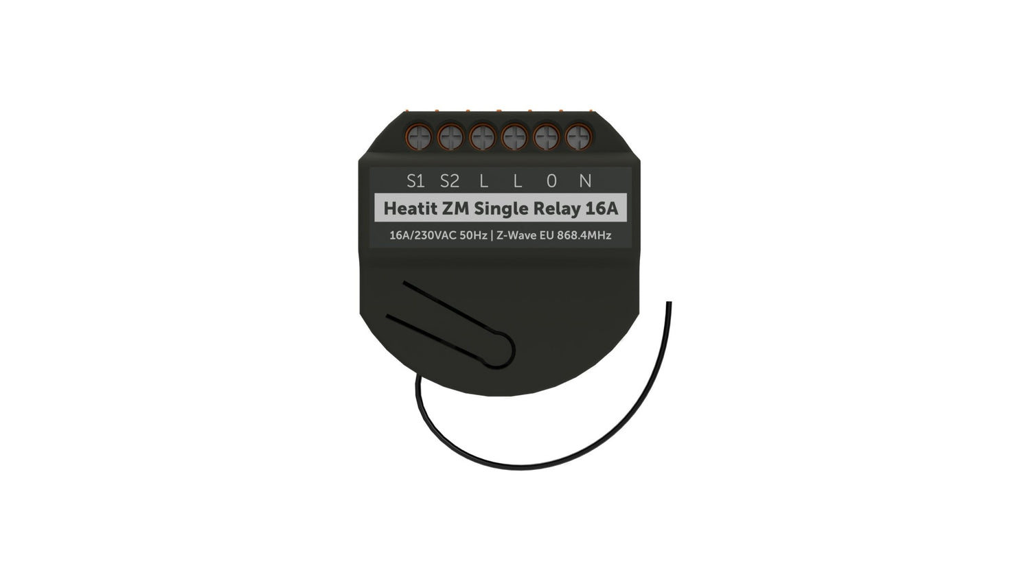 Z - Wave Heatit ZM Single Relay 16A - HEAE4512671 - Vesternet