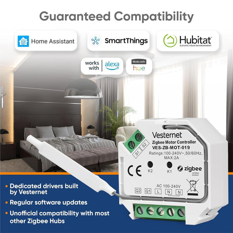 Vesternet Zigbee Motor Controller - VES - ZB - MOT - 019 - Vesternet