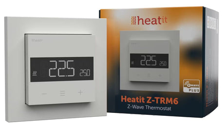 Z - Wave Heatit Z - TRM6 Electronic Thermostat - HEAE5430566 - Vesternet