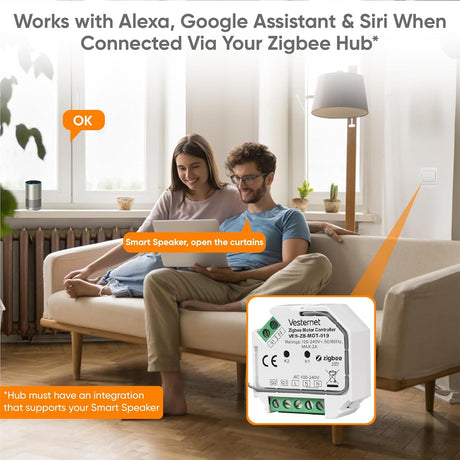 Vesternet Zigbee Motor Controller - VES - ZB - MOT - 019 - Vesternet