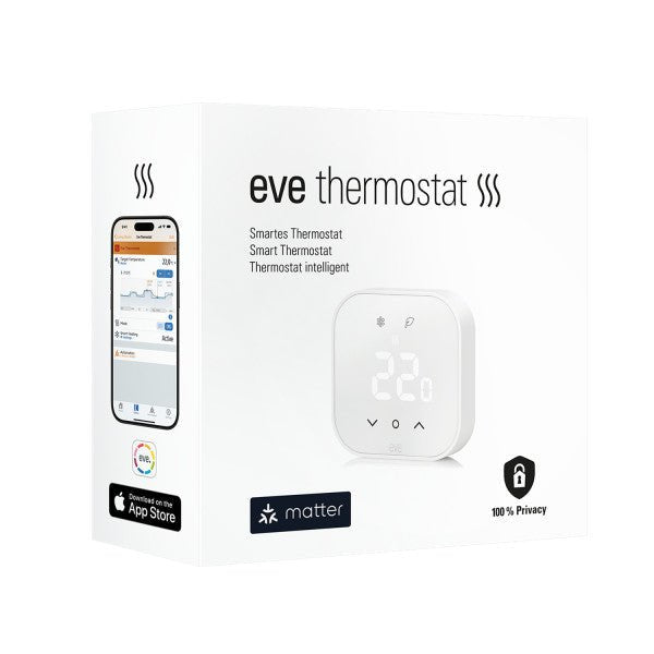 Matter Eve Smart Thermostat - EV-10ECT1751 - Vesternet