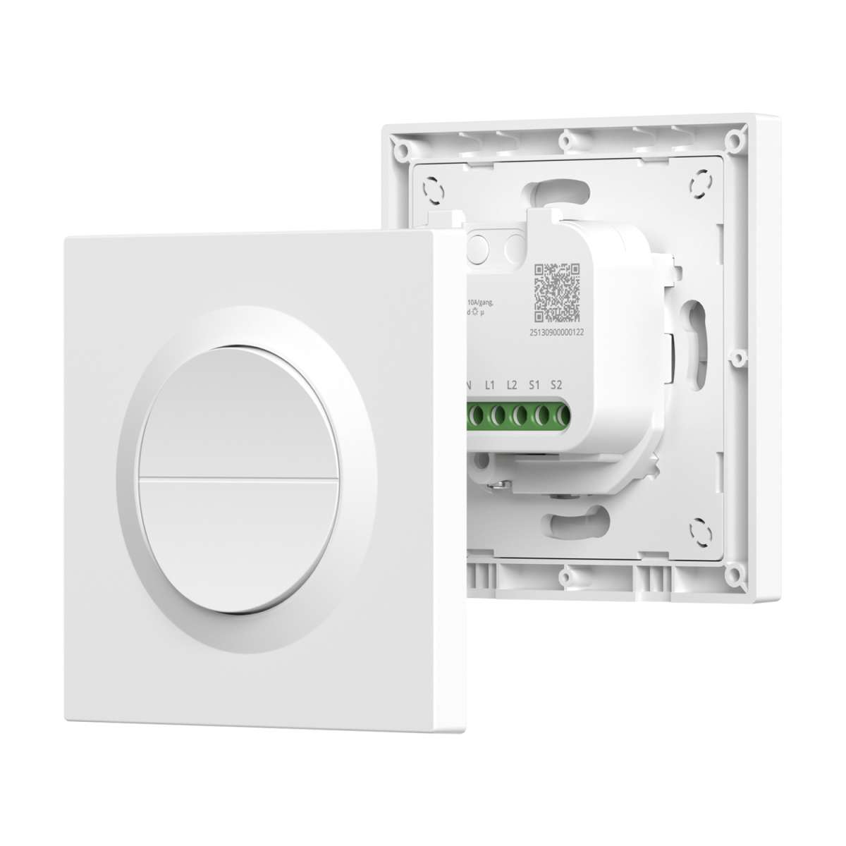Zigbee Sonoff Double Smart Wall Switch without Neutral