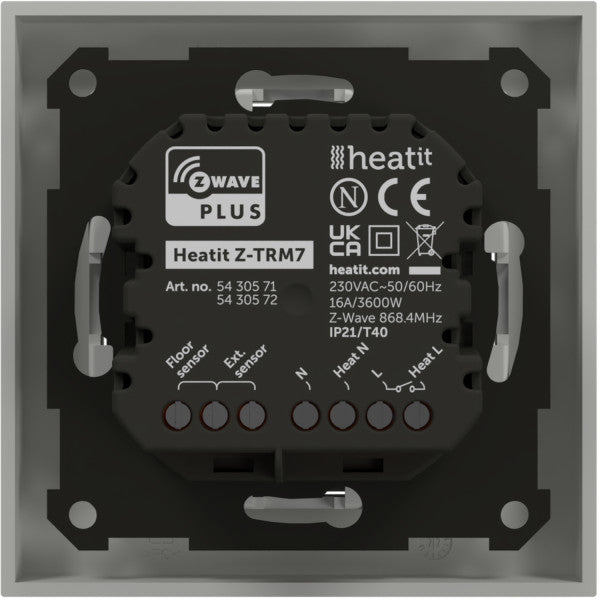 HeatIt Z-TRM7 Thermostat Z-Wave 800 series