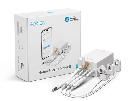 Aeotec Home Energy Meter 8 - Three Clamp (60A) - AEOEZWA046C3A60 - Vesternet