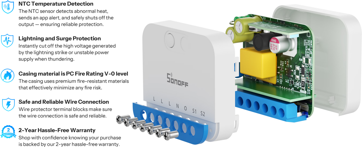 Zigbee Sonoff Mini Extreme Dimmer