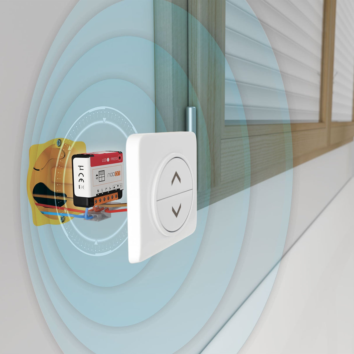 NodOn Zigbee Roller Shutter - NODZSIN - 4 - RS - 20 - Vesternet