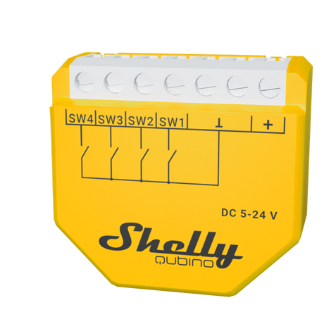 Shelly Qubino Z - Wave i4 DC - QNSN - 0D24XEU - Vesternet