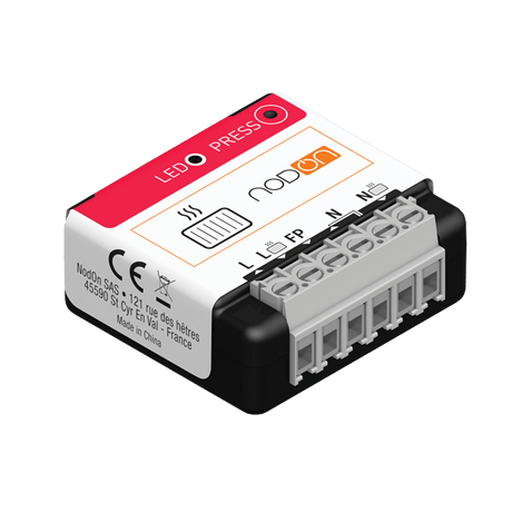 NodOn Zigbee Pilot Wire Heating Module - NODZSIN - 4 - FP - 21 - Vesternet