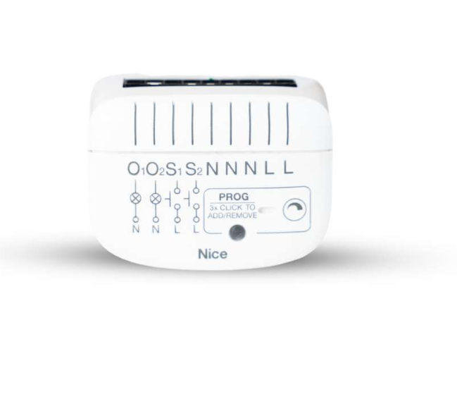 Z-Wave Nice Double Dimmer Control