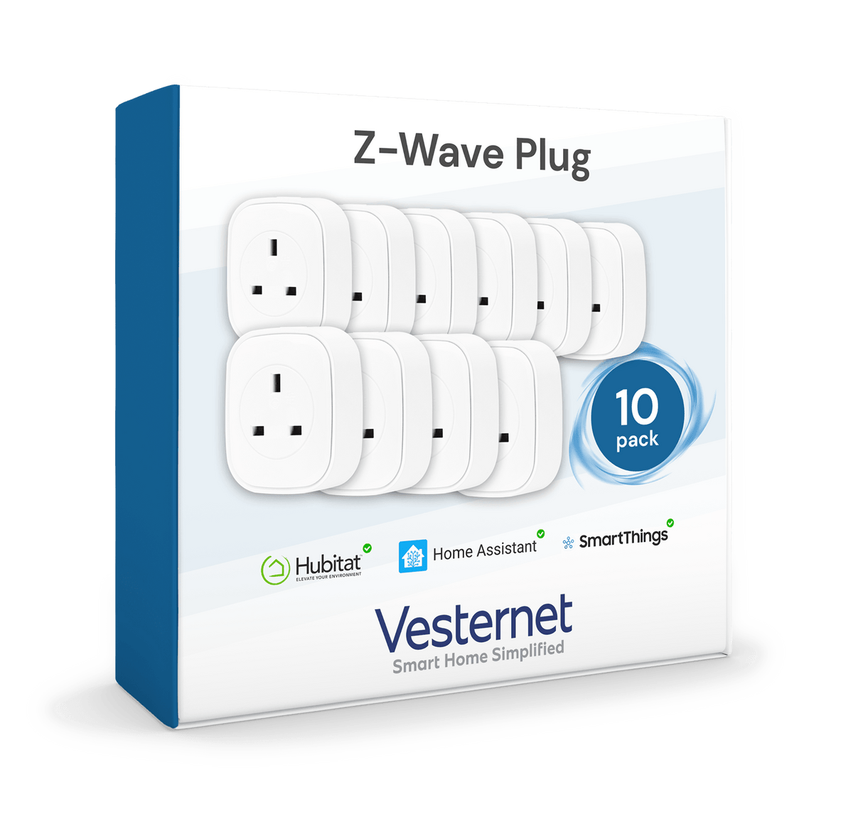 Vesternet Z - Wave Plug - VES - ZW - PLG - 42 - 10PACK - Vesternet