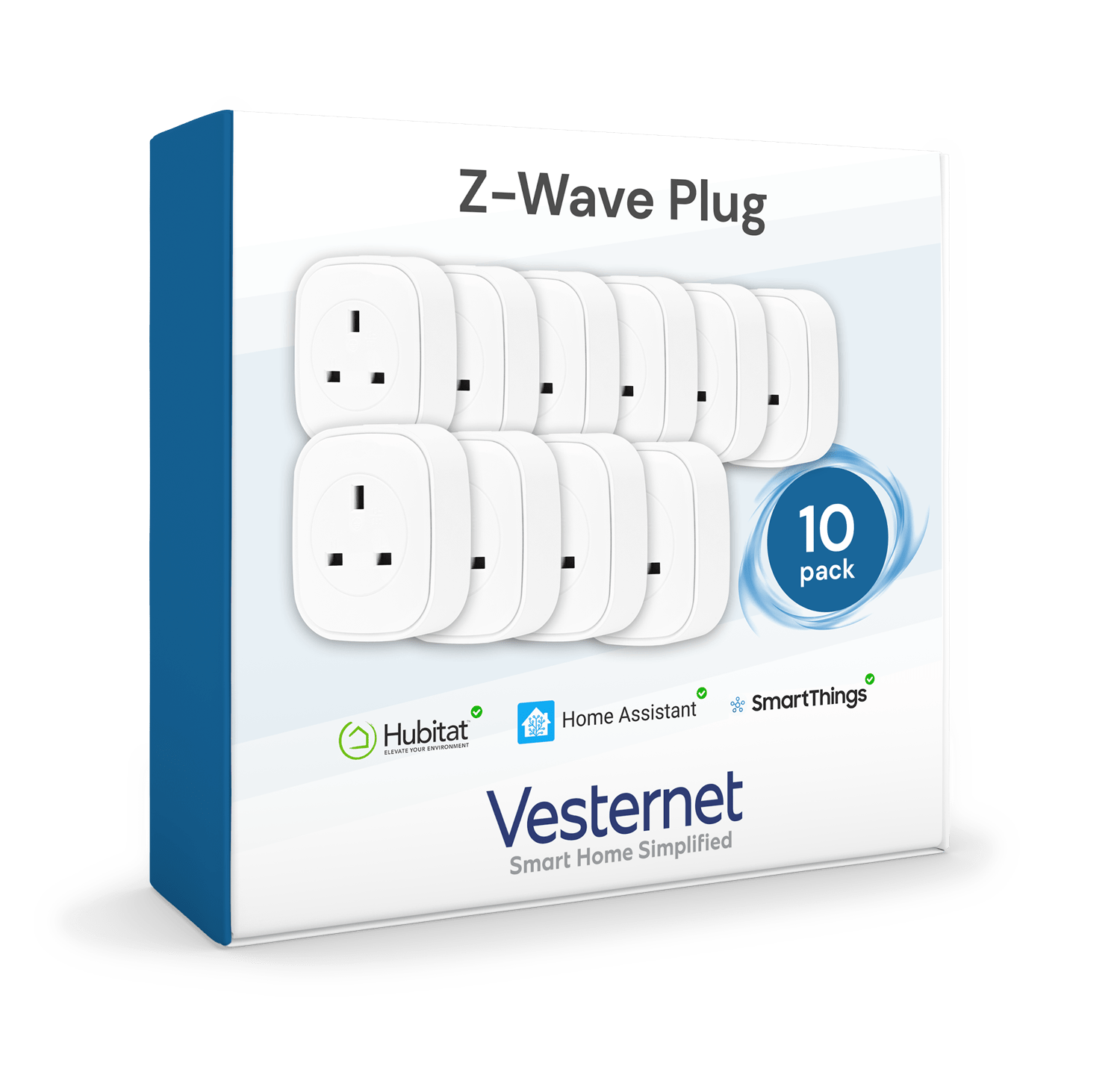 Vesternet Z - Wave Plug - VES - ZW - PLG - 42 - 10PACK - Vesternet