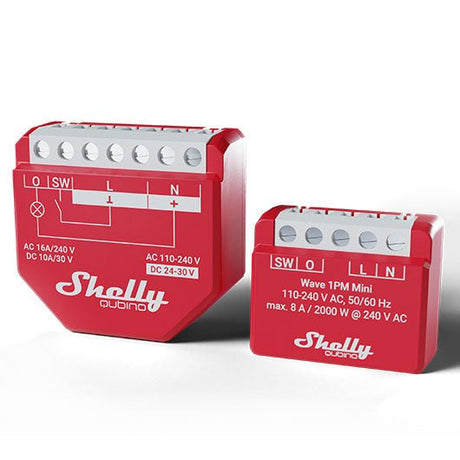 Shelly Qubino Z - Wave 1PM Mini - QMSW - 0A1P8EU - Vesternet