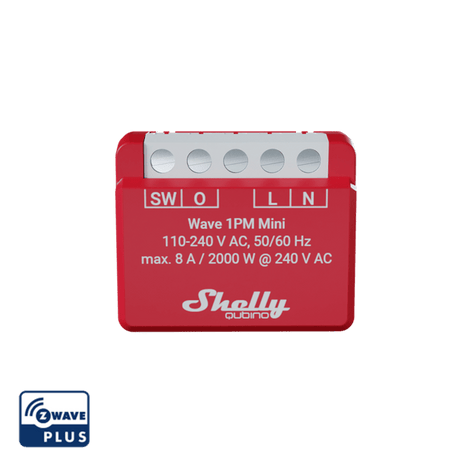 Shelly Qubino Z - Wave 1PM Mini - QMSW - 0A1P8EU - Vesternet