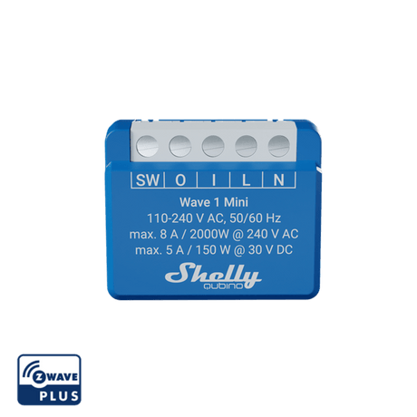 Shelly Qubino Z - Wave 1 Mini - QMSW - 0A1X8EU - Vesternet