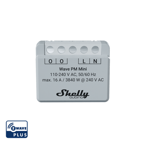 Shelly Qubino Wave PM Mini - QMEM - 0A1PC16EU - Vesternet