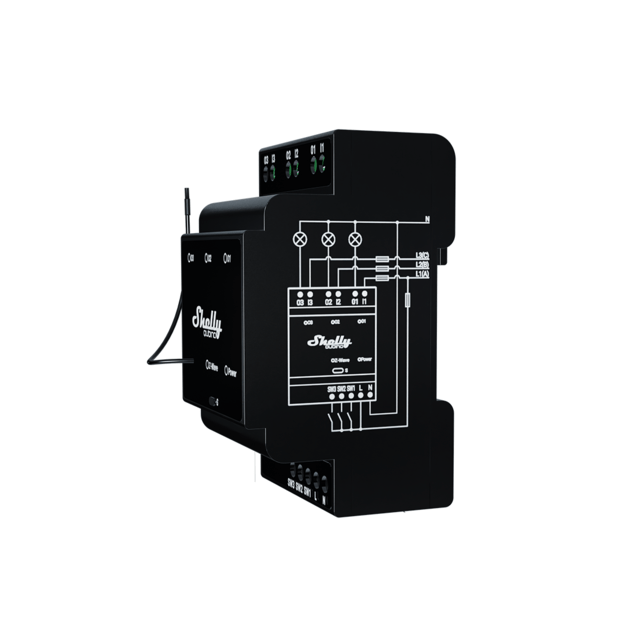Shelly Qubino Z - Wave Pro 3 - QPSW - 0A3X16EU - Vesternet