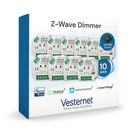 Vesternet Z - Wave Dimmer - VES - ZW - DIM - 001 - 10PACK - Vesternet