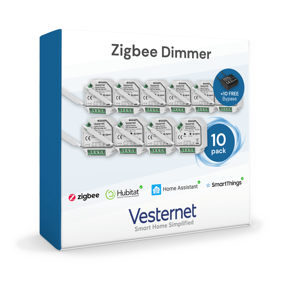Vesternet Zigbee Dimmer - VES - ZB - DIM - 004 - 10PACK - Vesternet