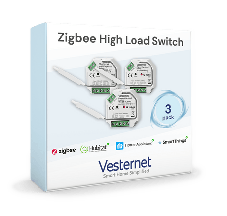 Vesternet Zigbee High Load Switch - VES - ZB - HLD - 017 - 3PACK - Vesternet