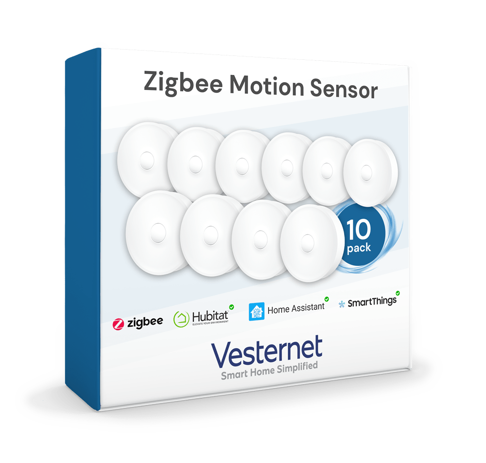 Vesternet Zigbee Motion Sensor - VES - ZB - PIR - 21 - 10PACK - Vesternet