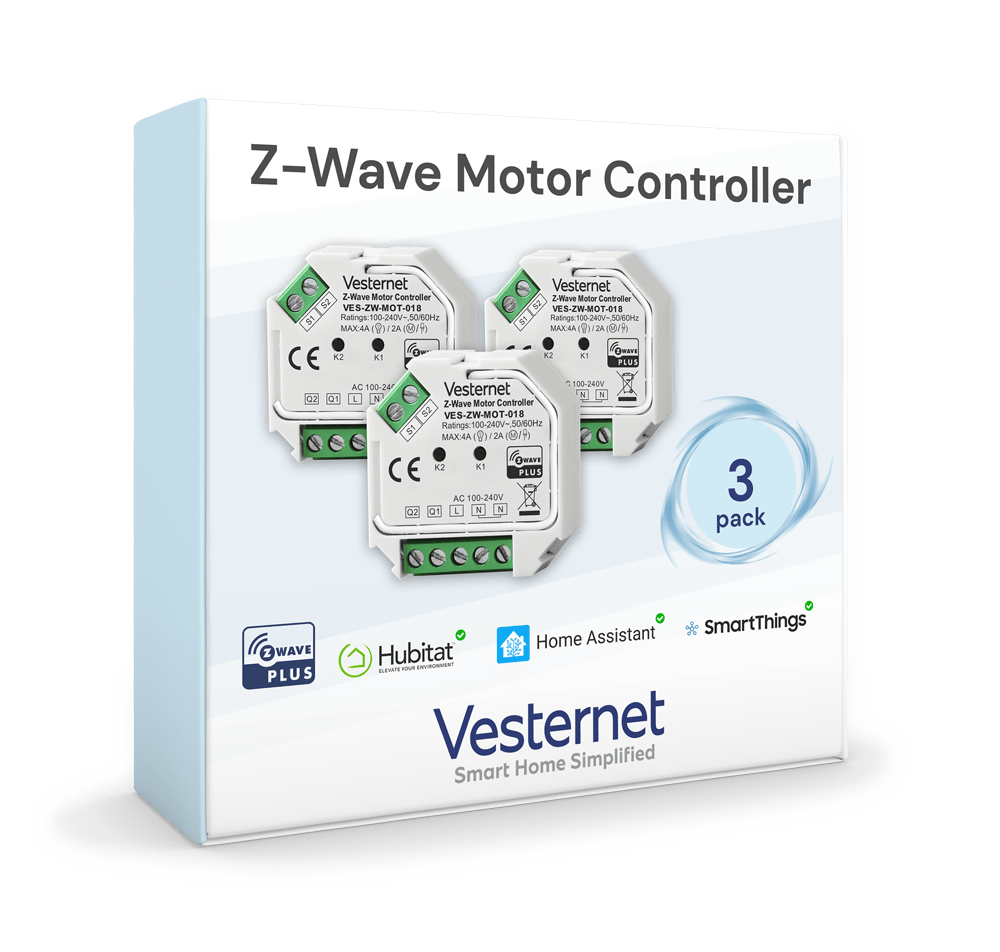Vesternet Z - Wave Motor Controller - VES - ZW - MOT - 018 - 3PACK - Vesternet