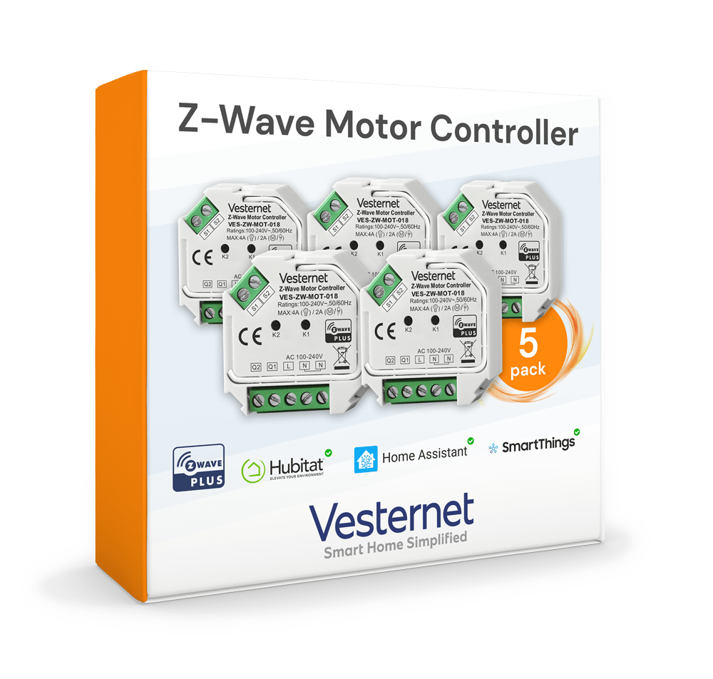 Vesternet Z - Wave Motor Controller - VES - ZW - MOT - 018 - 5PACK - Vesternet