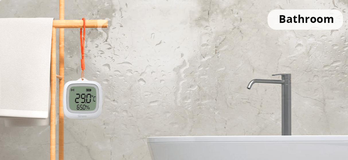 Zigbee Sonoff Outdoor LCD Smart Temperature and Humidity Sensor - SONZSNZB02WD - Vesternet
