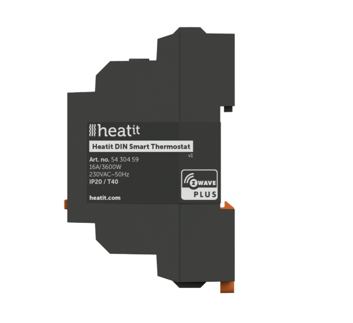 Heatit DIN Smart Thermostat - HEAE5430459 - Vesternet