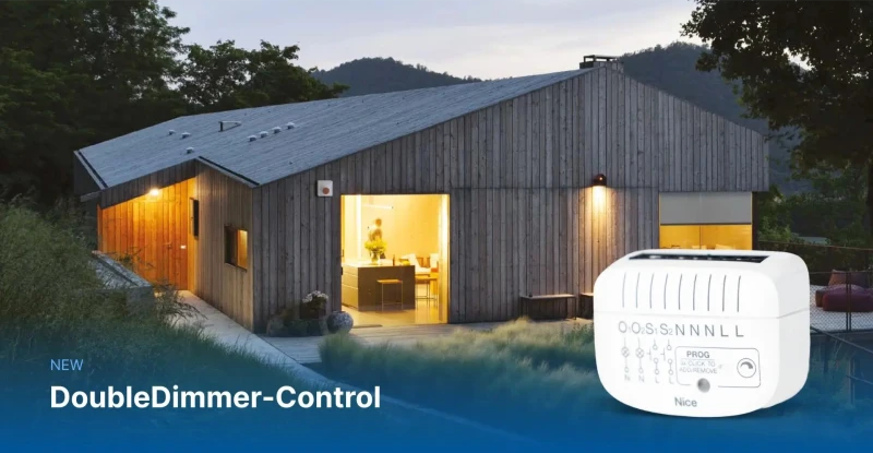 Z-Wave Nice Double Dimmer Control