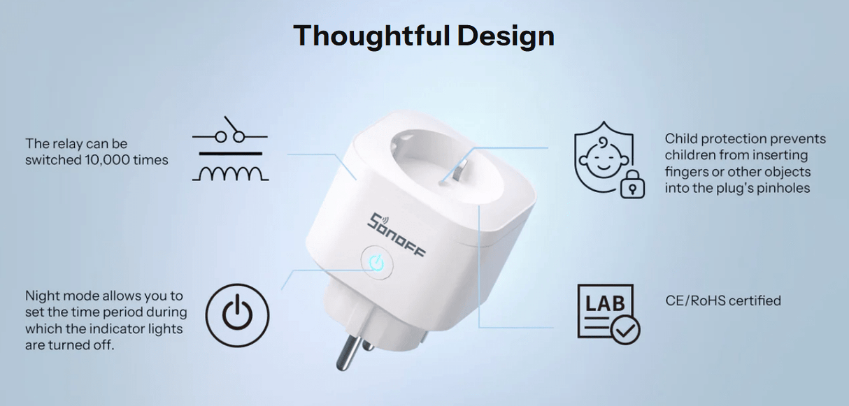 Matter Sonoff Smart iPlug Gen2 S61s - SONLS61STPF - Vesternet