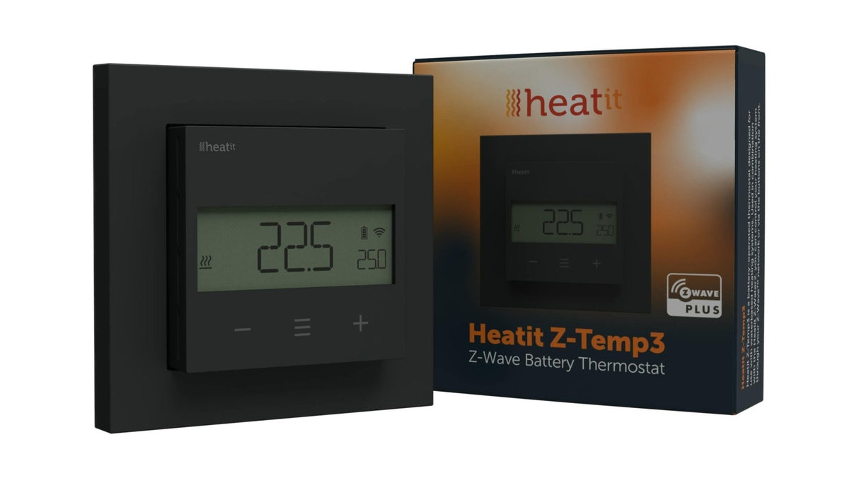 Z - Wave Heatit Z - Temp3 Thermostat - HEAE4512691 - Vesternet