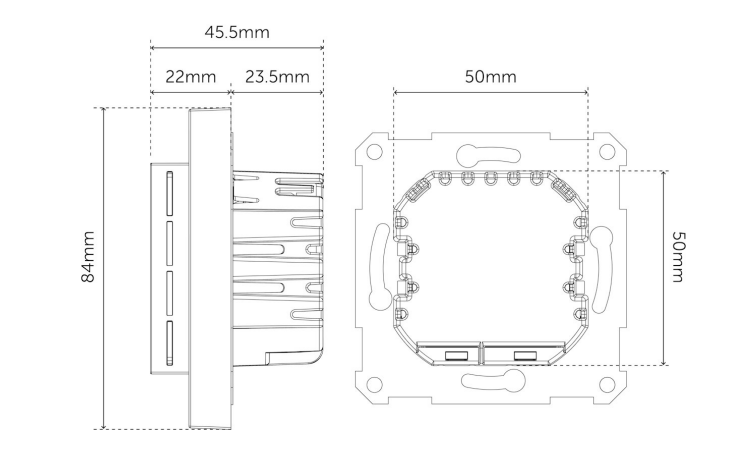 HeatIt Z-TRM7 Thermostat Z-Wave 800 series