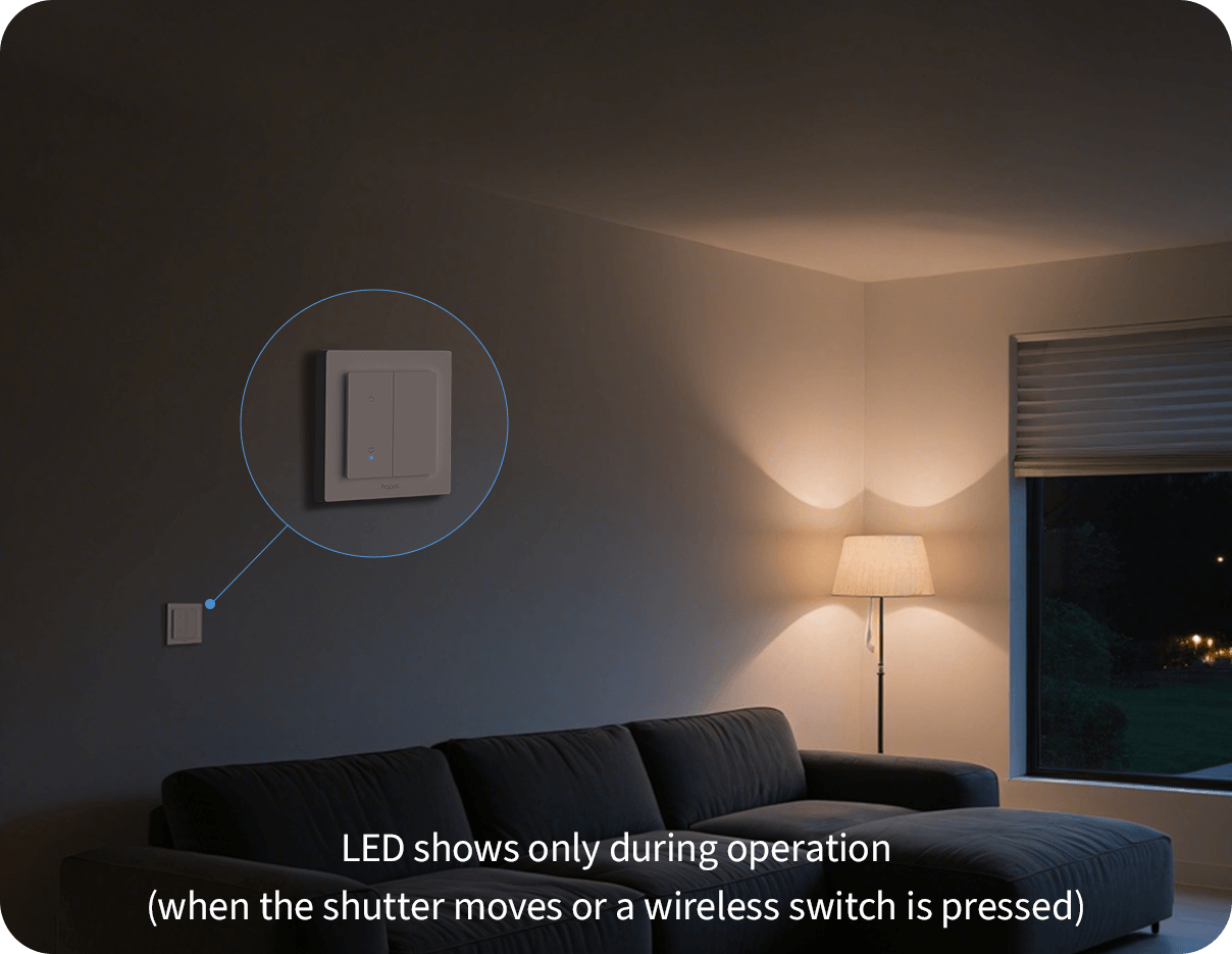 Aqara Shutter Switch H2 EU - AQAZDS - K02D - Vesternet