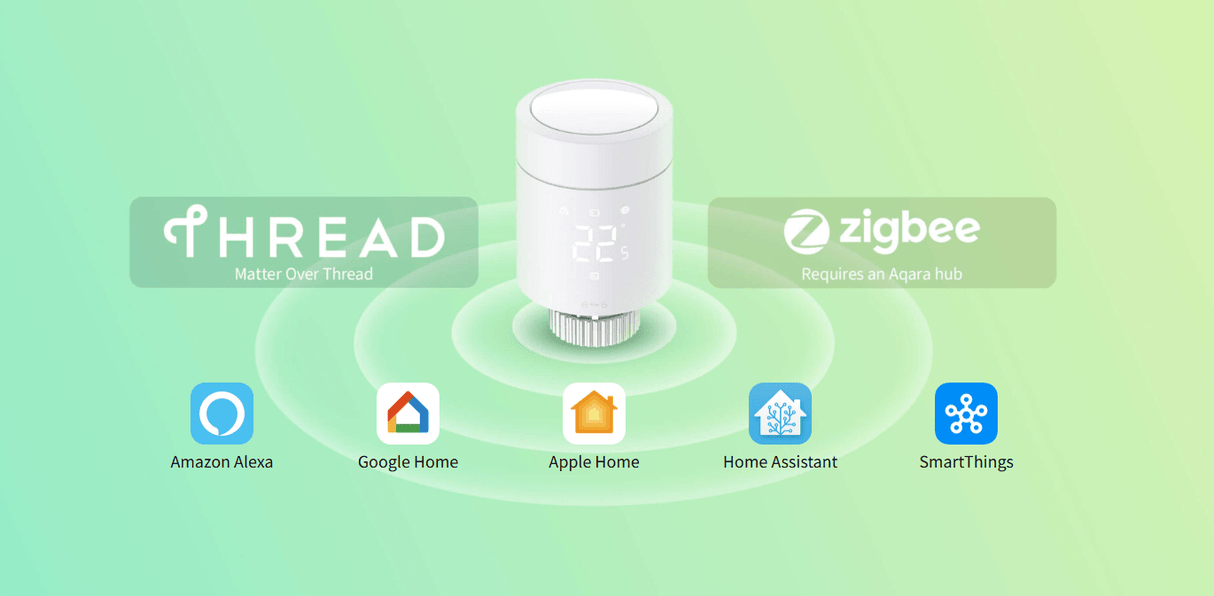 Zigbee Aqara Radiator Thermostat W600 - AQAZWT-A03D - Vesternet