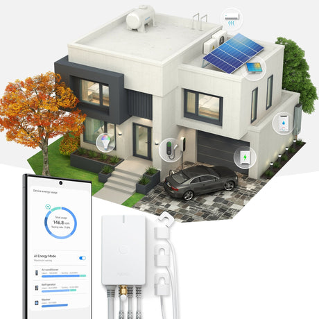 Aeotec Home Energy Meter 8 - Three Clamp (60A) - AEOEZWA046C3A60 - Vesternet
