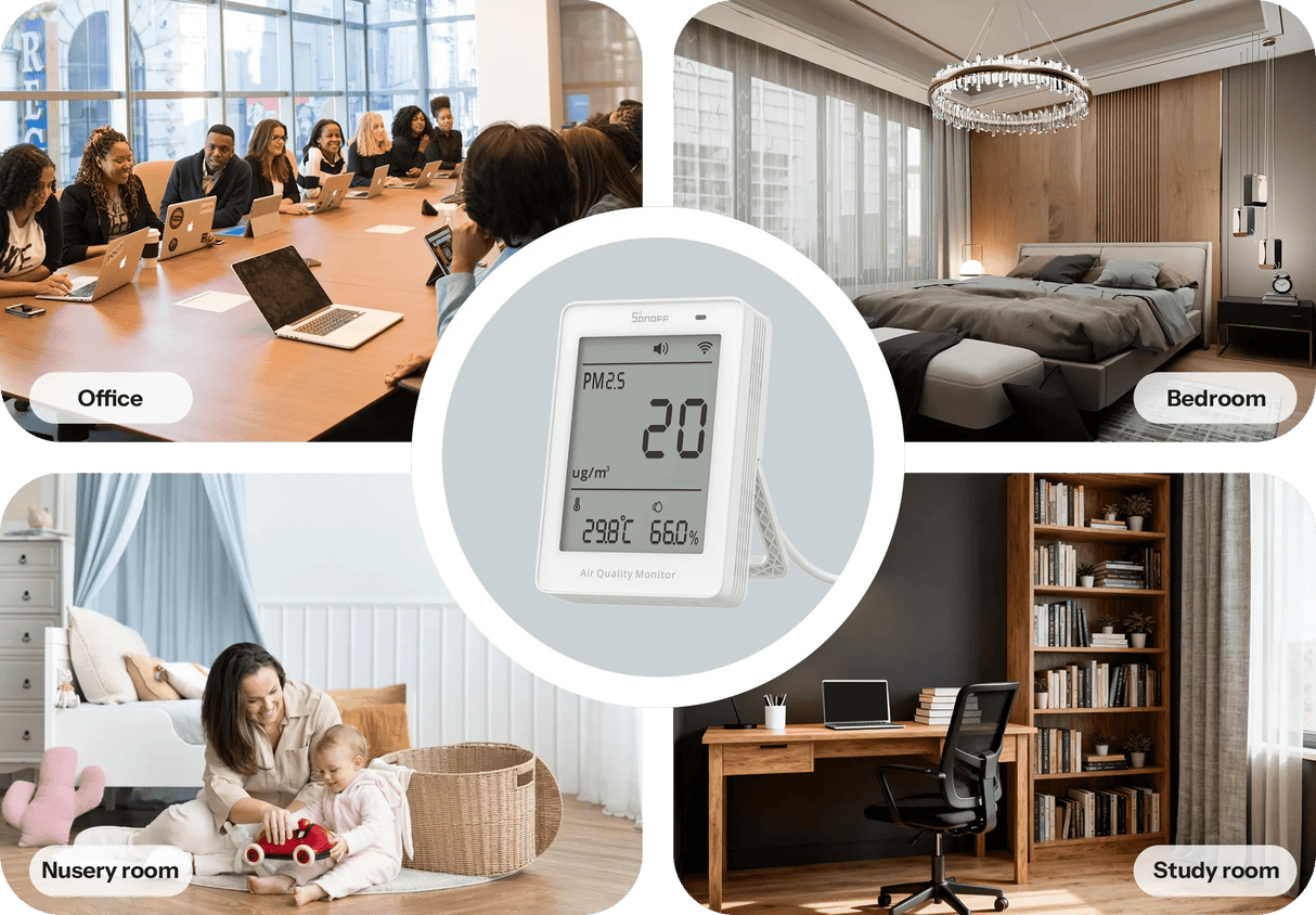 Matter Sonoff AirGuard PM2.5/PM10 Air Quality Monitor