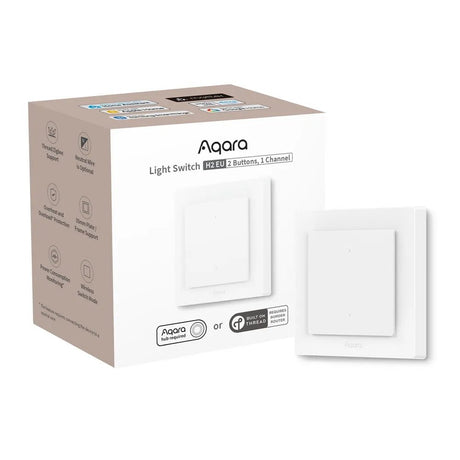 Zigbee Aqara Light Switch H2 (single rocker) - AQAZWS - K07D - Vesternet