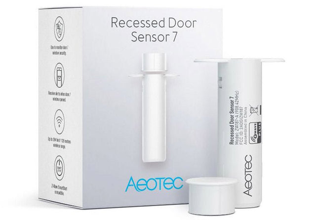 Z - Wave Plus Aeotec Recessed Door Sensor 7 - AEOEZW187 - Vesternet