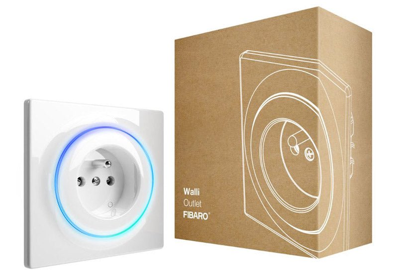 Z - Wave Fibaro Walli Outlet - Schuko - FIBEFGWOF - 011 - Vesternet