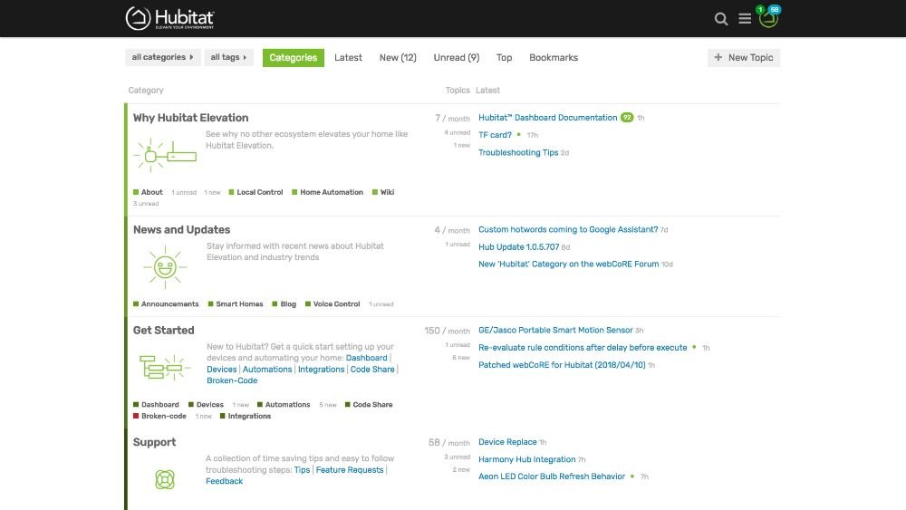 Hubitat Elevation Model C - 7 Hub (UK version) - HUBITAT-UK - Vesternet