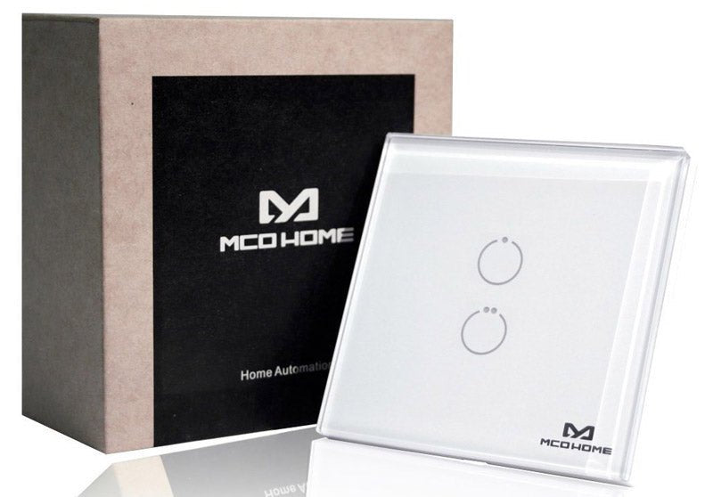 Z - Wave Plus MCO Touch Panel Switch - Two Load - MCOETPS412 - Vesternet