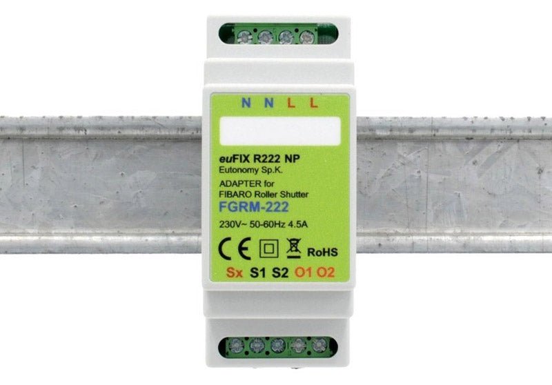 Eutonomy euFIX Adapter DIN for Fibaro Roller Shutter 3 - R223NP - Vesternet