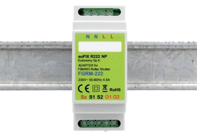 Eutonomy euFIX Adapter DIN for Fibaro Roller Shutter 3 - R223NP - Vesternet