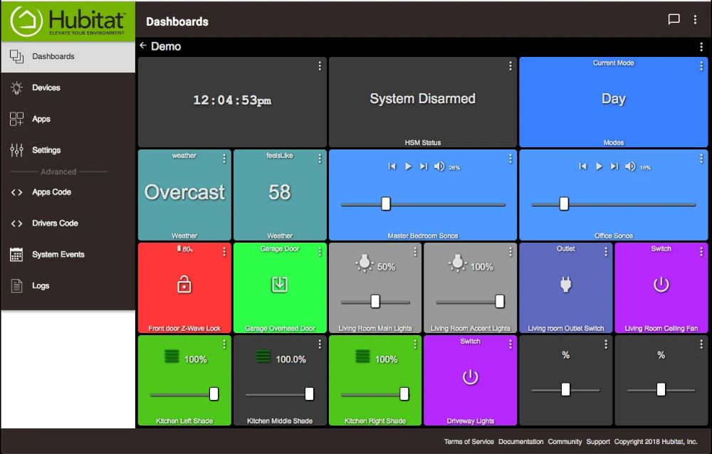 Hubitat Elevation Model C - 7 Hub (UK version) - HUBITAT-UK - Vesternet