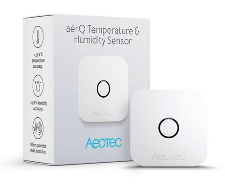 Z - Wave Plus Aeotec aërQ Temperature & Humidity Sensor - AEOEZWA039 - Vesternet