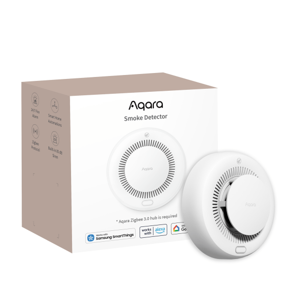 What wireless technology does the smoke detector use?
